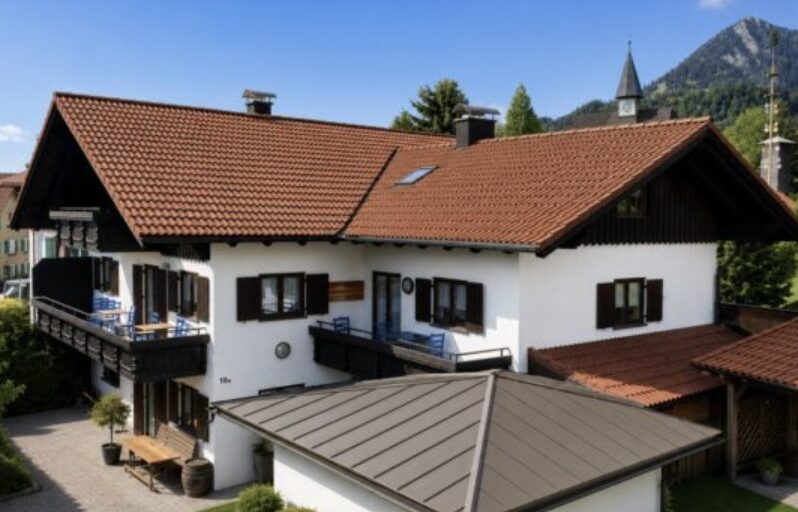 Haus Himmelsgleiter Allgäu – Außenansicht der Ferienunterkunft in Sonthofen mit Blick auf die Allgäuer Berge